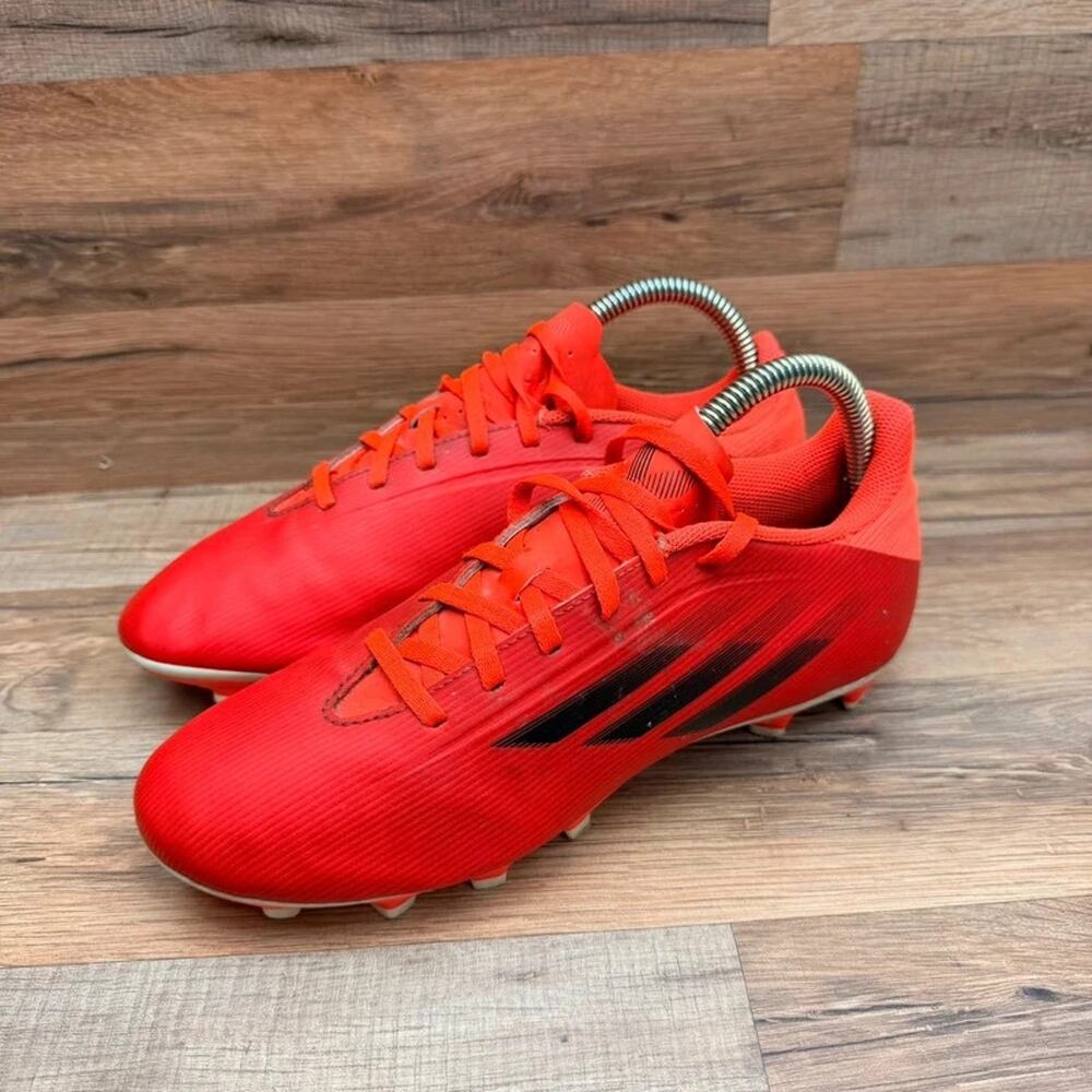 Adidas X Speedflow.4 Soccer Cleats Size 7.5 Red Black Firm Ground Football
